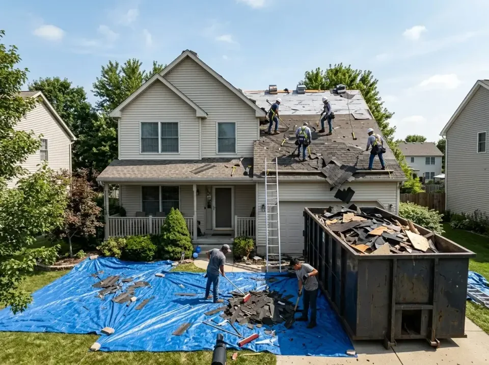 roof-replacement-debris-remova-004 — frequently asked questions, Cheapest Dumpster Rentals in Missouri City, TX